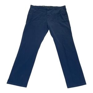 NWT Banana Republic Mens Navy Blue Chino‎ Pants Twill Cotton Blend 42x34 Stretch